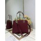 Special Grade Replica Dior CD 26SS Bow-Adorned Tote Bag Burgundy Clone Sale