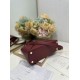Special Grade Replica Dior CD 26SS Bow-Adorned Tote Bag Burgundy Clone Sale