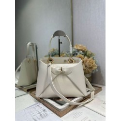 Special Grade Replica Dior CD 26SS Bow-Adorned Tote Bag White Clone Sale