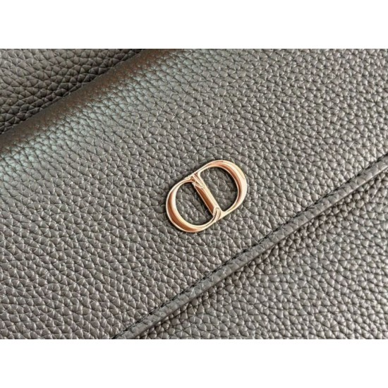 Special Grade Replica Dior CD Icon Zippered Messenger Shoulder bag Black Clone Sale