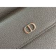 Special Grade Replica Dior CD Icon Zippered Messenger Shoulder bag Black Clone Sale