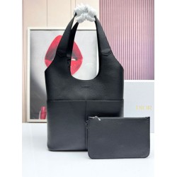 Special Grade Replica Dior Privé Icons Men Tote Bag Black Calfskin   Clone Sale
