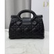 Special Grade Replica Dior Jolie Top Handle Mini Bag Cannage S3123 Black Clone Sale