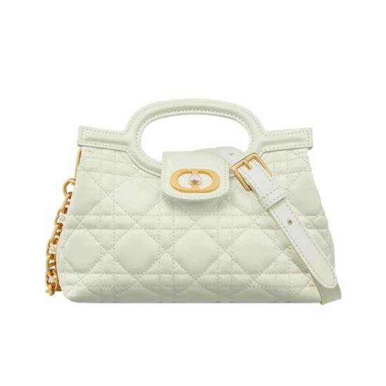 Special Grade Replica Dior Jolie Top Handle Mini Bag Cannage S3123 Beige Clone Sale