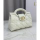 Special Grade Replica Dior Jolie Top Handle Mini Bag Cannage S3123 Beige Clone Sale