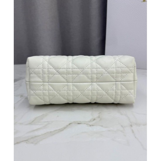 Special Grade Replica Dior Jolie Top Handle Mini Bag Cannage S3123 Beige Clone Sale