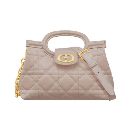 Special Grade Replica Dior Jolie Top Handle Mini Bag Cannage S3123 Pink Clone Sale