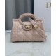 Special Grade Replica Dior Jolie Top Handle Mini Bag Cannage S3123 Pink Clone Sale
