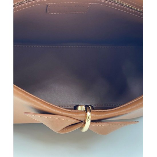 Best Replica Dior CD 26SS Bow-Adorned Tote Bag Coffee Fake At Cheap Price Special Grade Replica Dior CD 26SS Bow-Adorned Tote Bag Coffee Clone Sale