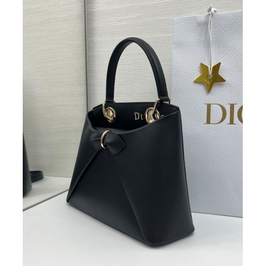 Special Grade Replica Dior CD 26SS Bow-Adorned Tote Bag Black Clone Sale