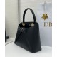 Special Grade Replica Dior CD 26SS Bow-Adorned Tote Bag Black Clone Sale