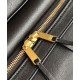 Special Grade Replica Celine Medium New Luggage Bag Shoulder tote bag Supple Shiny Lambskin Black Clone Sale