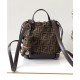 Best Replica Fendi FF Jacquard Fabric Drawstring Backpack 8BZ057 Coffee Fake At Cheap Price Special Grade Replica Fendi FF Jacquard Fabric Drawstring Backpack 8BZ057 Coffee Clone Sale