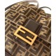 Best Replica Fendi FF Jacquard Fabric Drawstring Backpack 8BZ057 Coffee Fake At Cheap Price Special Grade Replica Fendi FF Jacquard Fabric Drawstring Backpack 8BZ057 Coffee Clone Sale