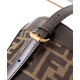 Best Replica Fendi FF Jacquard Fabric Drawstring Backpack 8BZ057 Coffee Fake At Cheap Price Special Grade Replica Fendi FF Jacquard Fabric Drawstring Backpack 8BZ057 Coffee Clone Sale