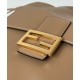 Special Grade Replica Fendi Cappuccino Vintage Women Drawstring Backpack Apricot Clone Sale