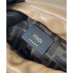 Special Grade Replica Fendi Cappuccino Vintage Women Drawstring Backpack Apricot Clone Sale