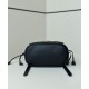 Special Grade Replica Fendi Cappuccino Vintage Women Drawstring Backpack Black Clone Sale