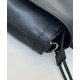 Special Grade Replica Fendi Cappuccino Vintage Women Drawstring Backpack Black Clone Sale