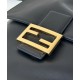 Special Grade Replica Fendi Cappuccino Vintage Women Drawstring Backpack Black Clone Sale