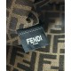 Special Grade Replica Fendi Cappuccino Vintage Women Drawstring Backpack Black Clone Sale