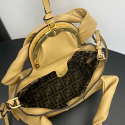 Special Grade Replica Fendi Spy Mini/Small/Large Tote Bag Apricot Clone Sale
