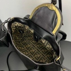 Special Grade Replica Fendi Spy Mini/Small/Large Tote Bag Black Clone Sale