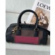 Special Grade Replica Loewe Amazona 23 Shoulder Bag with Padlock Detail in Black Clone Sale