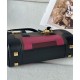 Special Grade Replica Loewe Amazona 23 Shoulder Bag with Padlock Detail in Black Clone Sale