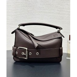Special Grade Replica Loewe Large Puzzle Biker Bag Coffee Clone Sale