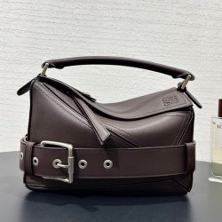 Special Grade Replica Loewe Large Puzzle Biker Bag Coffee Clone Sale