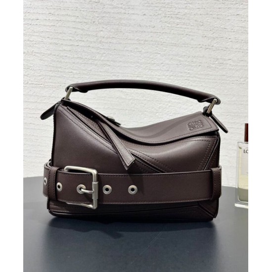 Special Grade Replica Loewe Large Puzzle Biker Bag Coffee Clone Sale