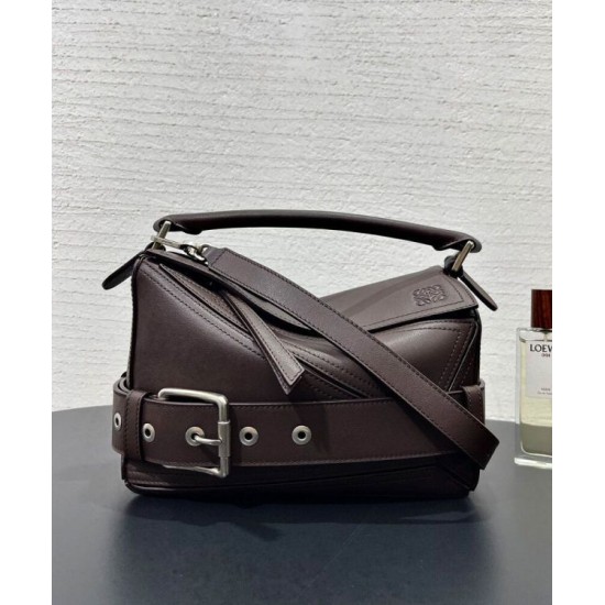 Special Grade Replica Loewe Large Puzzle Biker Bag Coffee Clone Sale
