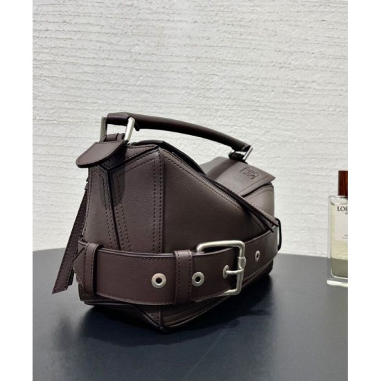 Special Grade Replica Loewe Large Puzzle Biker Bag Coffee Clone Sale