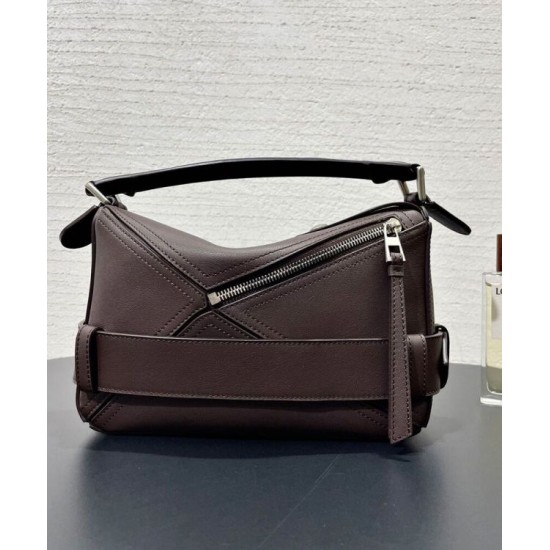 Special Grade Replica Loewe Large Puzzle Biker Bag Coffee Clone Sale
