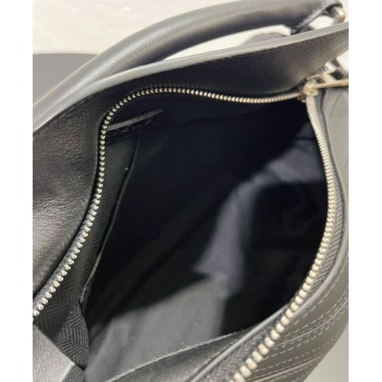 Special Grade Replica Loewe Large Puzzle Biker Bag Black Clone Sale