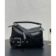 Special Grade Replica Loewe Large Puzzle Biker Bag Black Clone Sale