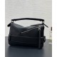 Special Grade Replica Loewe Large Puzzle Biker Bag Black Clone Sale
