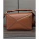 Special Grade Replica Loewe Featherlight Puzzle Small Bag in Coffee Clone Sale