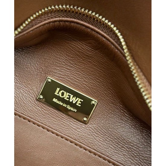 Special Grade Replica Loewe Featherlight Puzzle Small Bag in Coffee Clone Sale