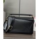 Special Grade Replica Loewe Featherlight Puzzle Small Bag in Black Clone Sale