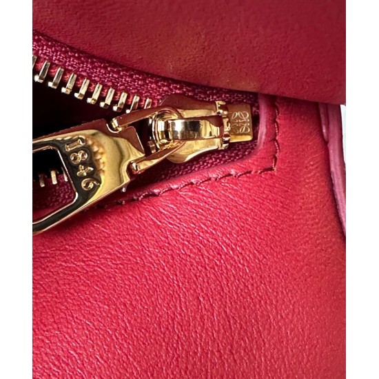 Special Grade Replica Loewe Featherlight Puzzle Small Bag Red Clone Sale