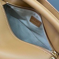 Special Grade Replica Loewe Puzzle Edge Classic Small Two-Tone Bag, Black/Brown Clone Sale