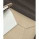 Special Grade Replica Loewe Puzzle Edge Classic Small Two-Tone Bag, White/Beige Clone Sale