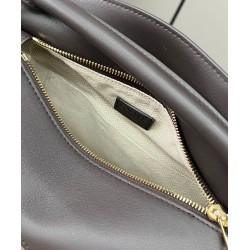 Special Grade Replica Loewe Puzzle Edge Classic Small Two-Tone Bag, Black/Red Clone Sale