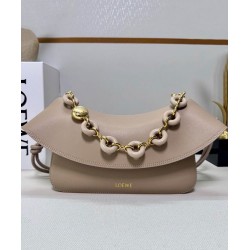 Special Grade Replica Loewe Ola Medium Shoulder Bag Apricot Clone Sale