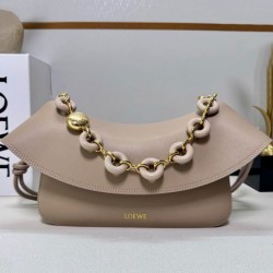 Special Grade Replica Loewe Ola Medium Shoulder Bag Apricot Clone Sale
