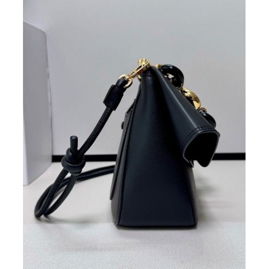 Special Grade Replica Loewe Ola Medium Shoulder Bag Black Clone Sale