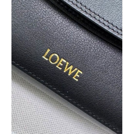 Special Grade Replica Loewe Ola Medium Shoulder Bag Black Clone Sale