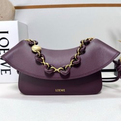Special Grade Replica Loewe Ola Medium Shoulder Bag Mauve Clone Sale